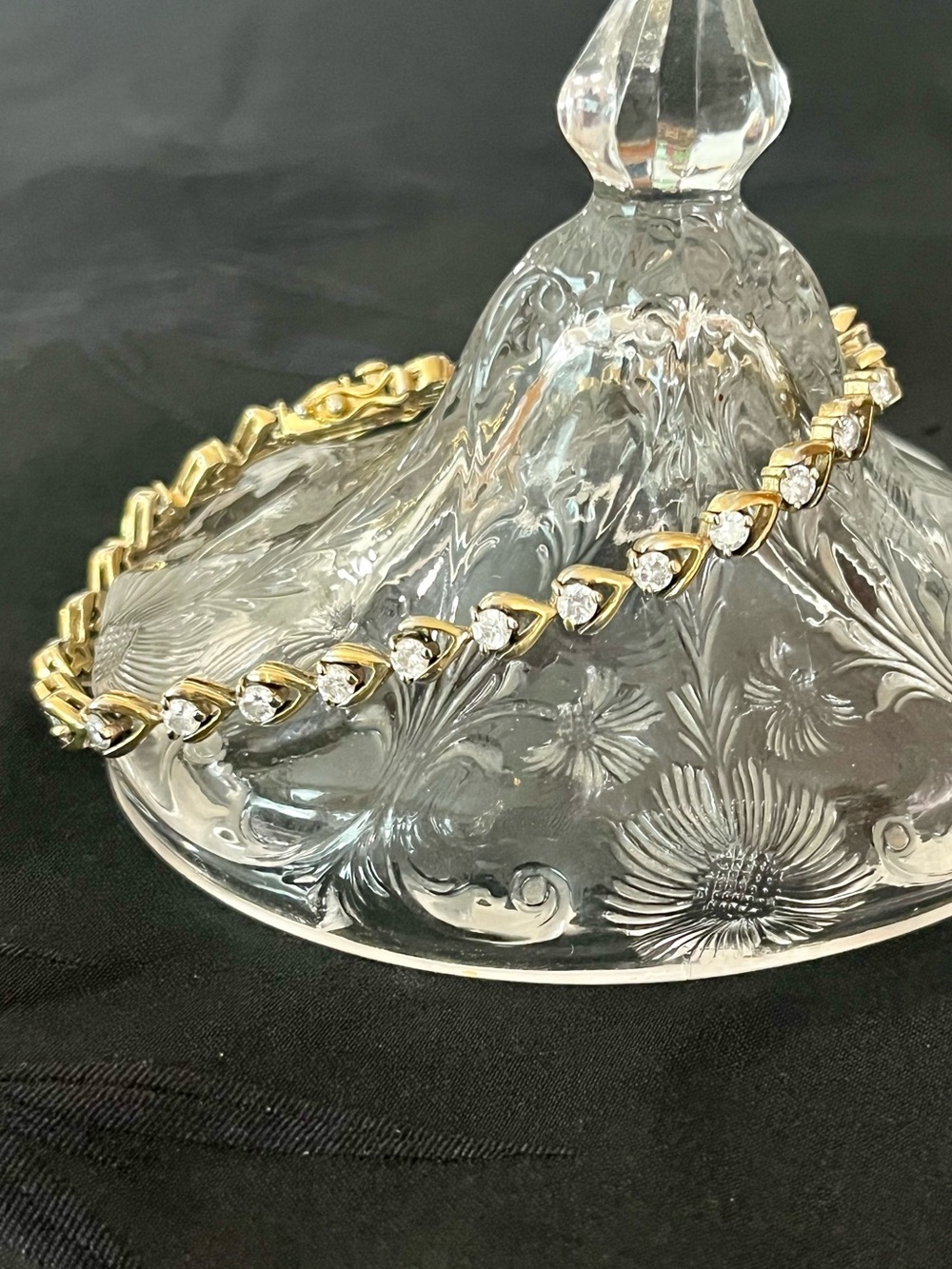 CZ 14k-covered 925Silver Bracelet